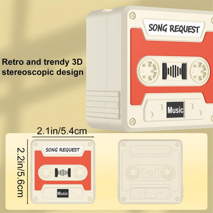 XDcase Retro Cassette Style Silicone Earbuds Case, For Samsung Galaxy Buds FE / Buds2 Pro
