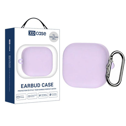 XDcase Solid Color Liquid Silicone Earbuds Case with Hook, For Samsung Galaxy Buds4 / 4 Pro