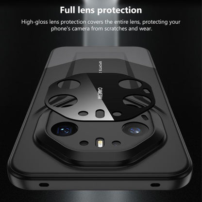 Black rugged phone case close-up showing full lens protection and camera cutouts