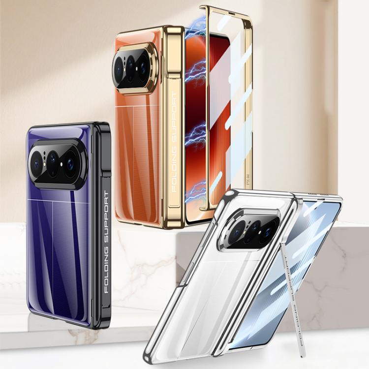 GKK HD Integrated Magnetic Fold Hinge Shockproof Phone Case, For Huawei Pura X Max, For Huawei Mate X7