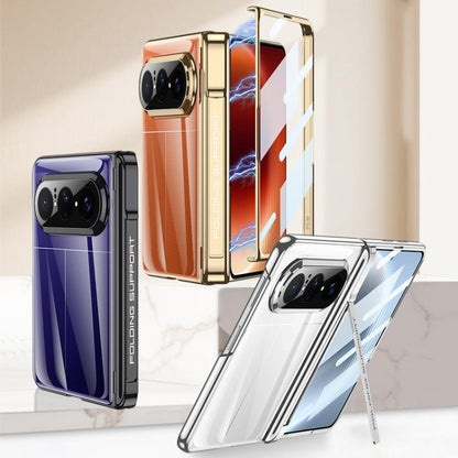 GKK HD Integrated Magnetic Fold Hinge Shockproof Phone Case, For Huawei Pura X Max, For Huawei Mate X7