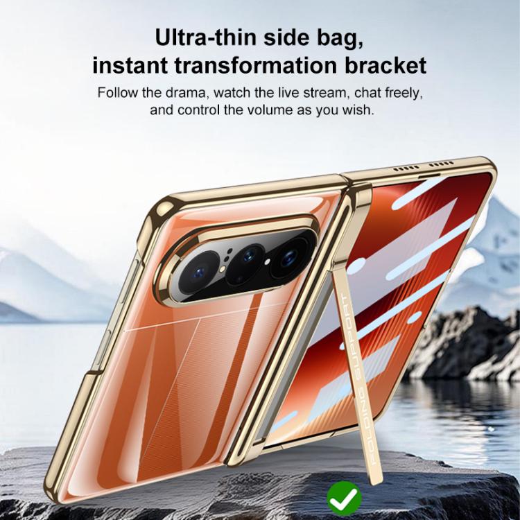 GKK HD Integrated Magnetic Fold Hinge Shockproof Phone Case, For Huawei Pura X Max, For Huawei Mate X7