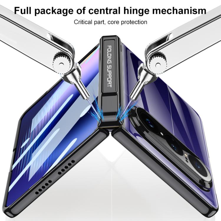 GKK HD Integrated Magnetic Fold Hinge Shockproof Phone Case, For Huawei Pura X Max, For Huawei Mate X7