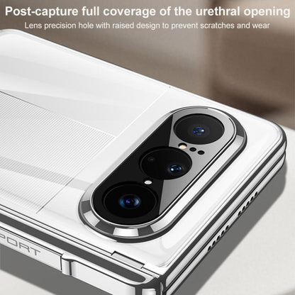 GKK HD Integrated Magnetic Fold Hinge Shockproof Phone Case, For Huawei Pura X Max, For Huawei Mate X7