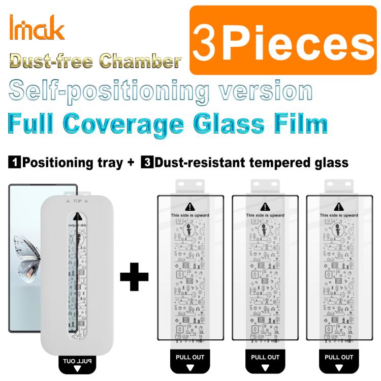 imak Dust-free Chamber Locator Full Coverage Tempered Glass Film, For ZTE Nubia RedMagic 11 Air, For ZTE Nubia RedMagic 11 Pro/Pro+