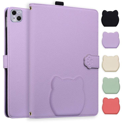 Cat Skin-feel Litchi Leather Tablet Case, For Tecno Megapad Pro 12