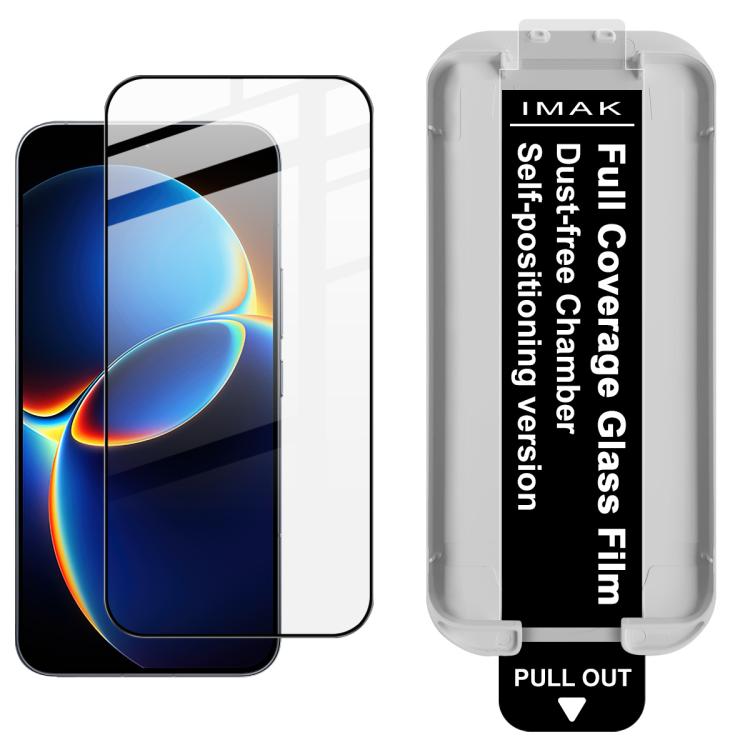 Full-coverage tempered glass film with dust-free chamber locator, clear screen protector