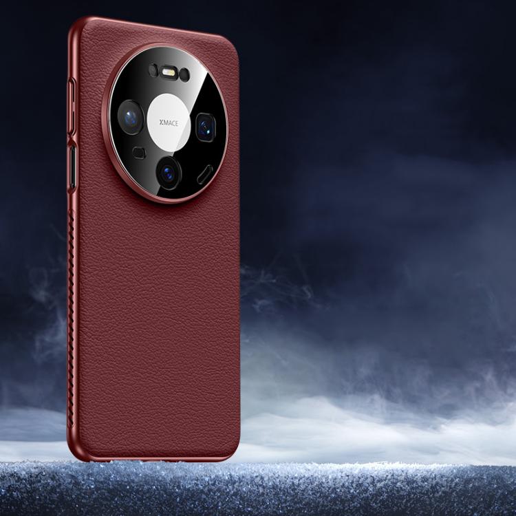 Soft Armor Cooling Plain Leather Hybrid PC Phone Case, For Huawei Mate 80 Pro Max, For Huawei Mate 80