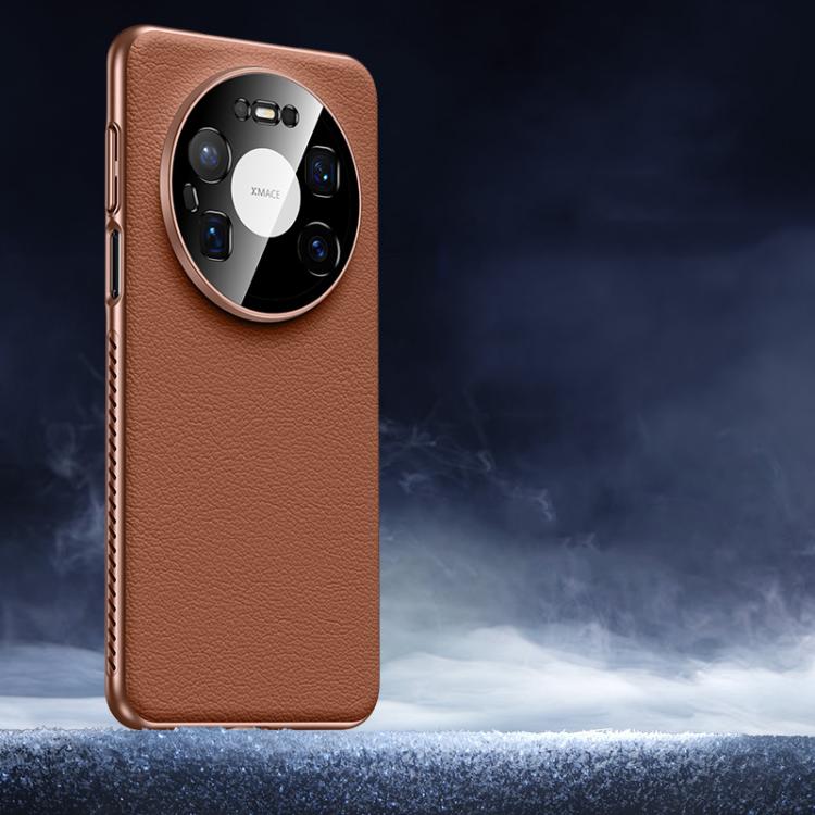 Soft Armor Cooling Plain Leather Hybrid PC Phone Case, For Huawei Mate 80 Pro Max, For Huawei Mate 80