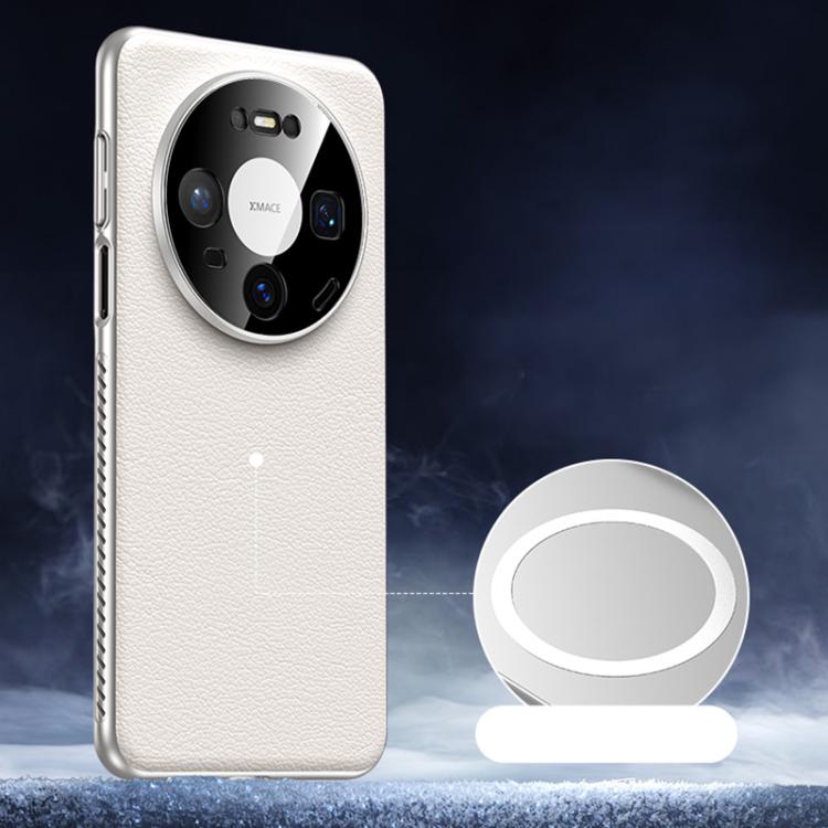 Soft Armor MagSafe Cooling Plain Leather Hybrid PC Phone Case, For Huawei Mate 80 Pro Max, For Huawei Mate 80