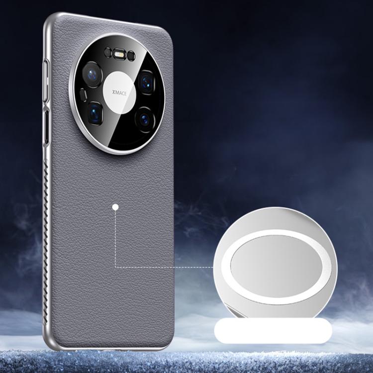 Soft Armor MagSafe Cooling Plain Leather Hybrid PC Phone Case, For Huawei Mate 80 Pro Max, For Huawei Mate 80