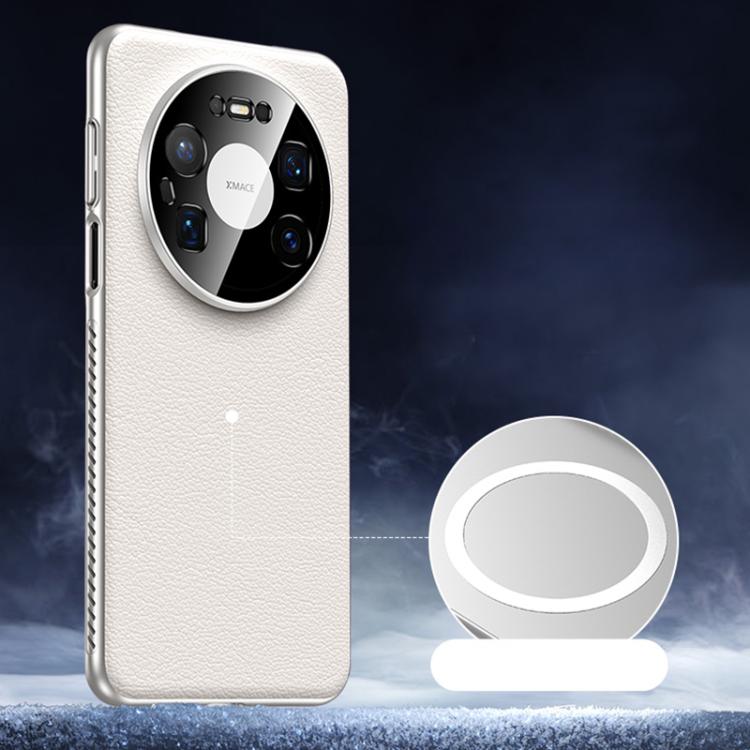 Soft Armor MagSafe Cooling Plain Leather Hybrid PC Phone Case, For Huawei Mate 80 Pro Max, For Huawei Mate 80