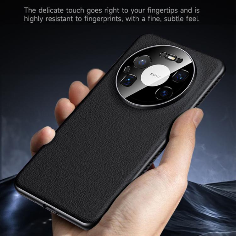 Soft Armor MagSafe Cooling Plain Leather Hybrid PC Phone Case, For Huawei Mate 80 Pro Max, For Huawei Mate 80