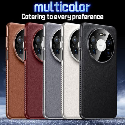 Soft Armor MagSafe Cooling Plain Leather Hybrid PC Phone Case, For Huawei Mate 80 Pro Max, For Huawei Mate 80