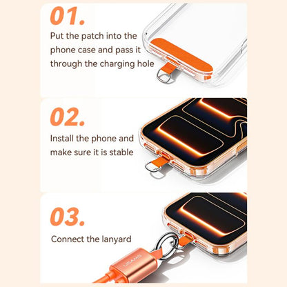 USAMS SJ784 U97 60W USB-C / Type-C to USB-C / Type-C Lanyard Fast Charging Data Cable, 30cm