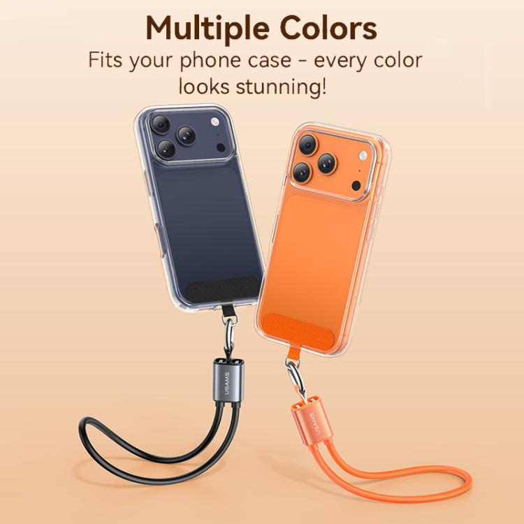 USAMS SJ784 U97 60W USB-C / Type-C to USB-C / Type-C Lanyard Fast Charging Data Cable, 30cm