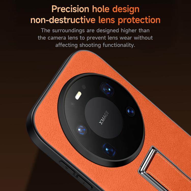 SULADA Wristband Hidden Metal Holder Faux Leather Phone Case, For Huawei Mate 80 Pro Max, For Huawei Mate 80 / Mate 80 Pro