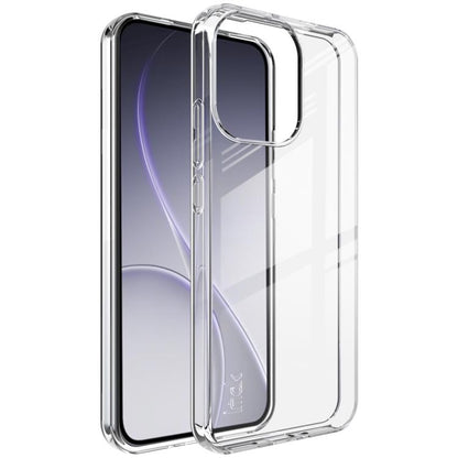 Clear TPU phone case with protective bumper corners and raised camera lens opening