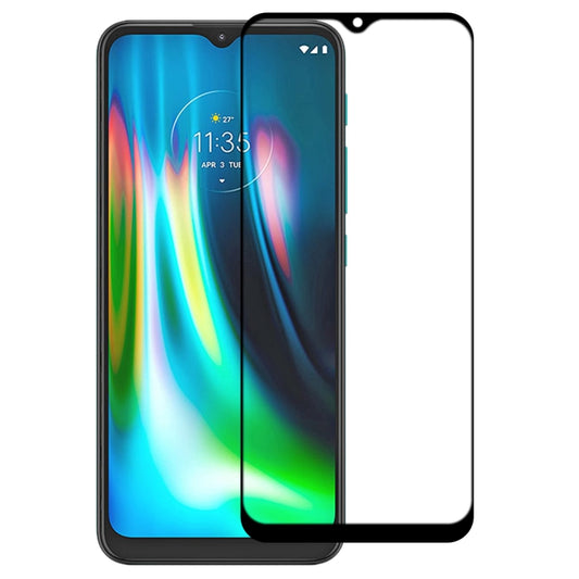 Full-screen tempered glass screen protector for Motorola smartphone, curved edges