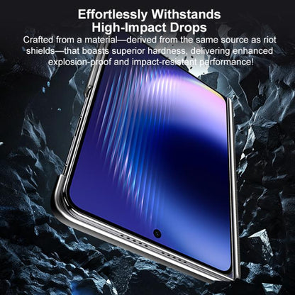 SULADA Frameless Top Layer Cowhide Leather Hybrid PC Phone Case, For Huawei Pura X Max, For Huawei Mate X7