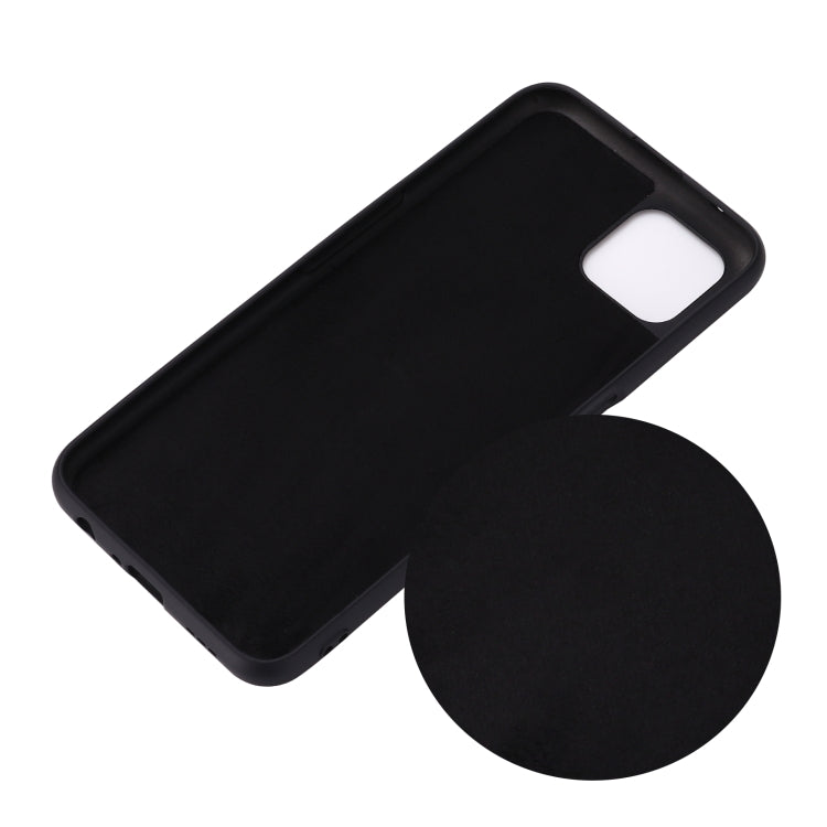 Black full-coverage phone case with camera cutout and screen protection film