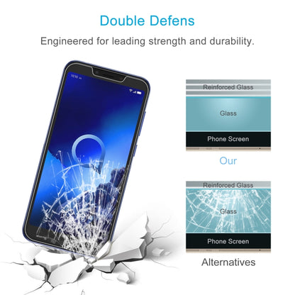Tempered glass screen protector with reinforced glass layers for phone display