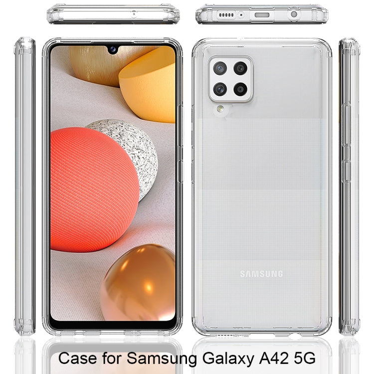 Clear protective case for a Samsung phone with camera cutout and side buttons