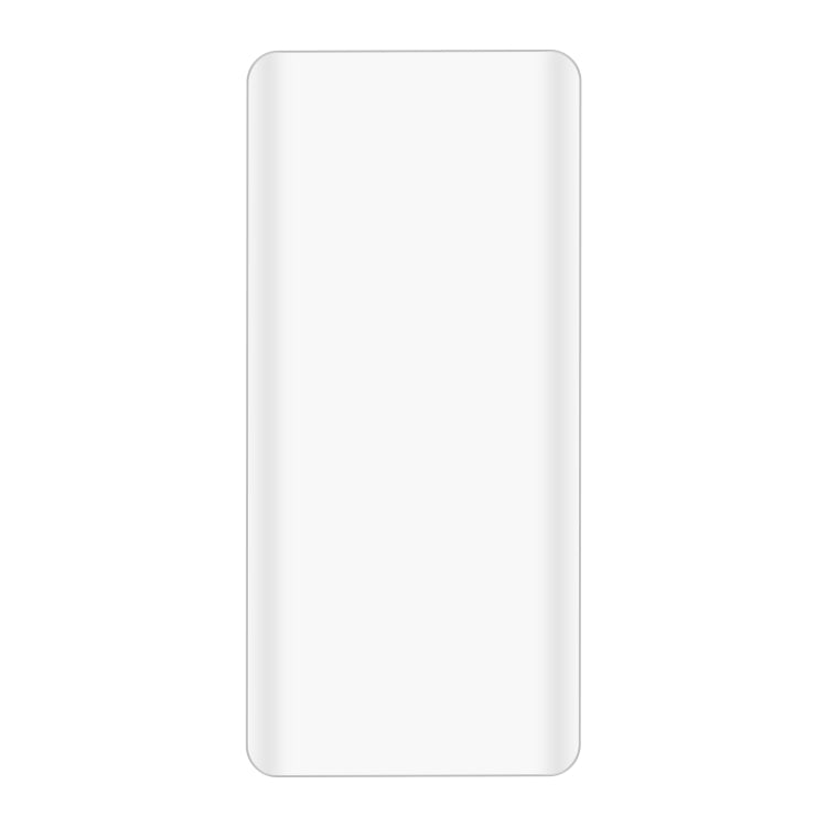 Curved UV 3D tempered glass screen protector sheet, clear and flexible fit