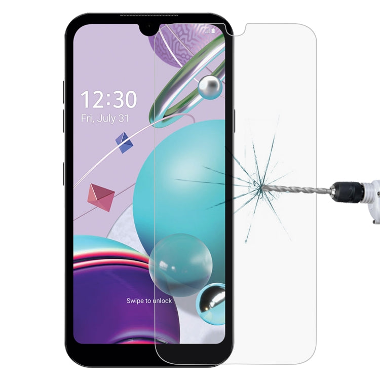 Clear tempered glass screen protector film for LG phone, 2.5D edge