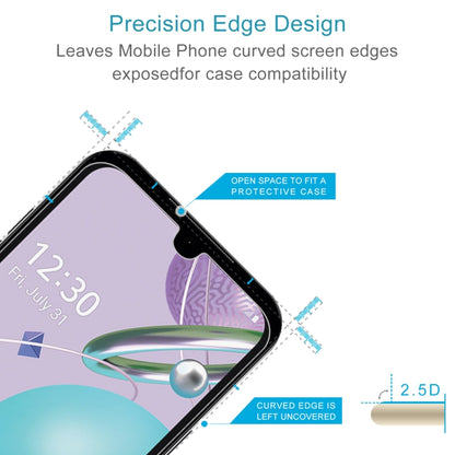 Curved tempered glass screen protector film with 2.5D edge design