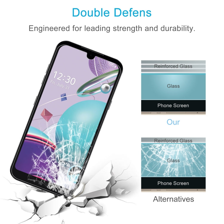 Tempered glass screen protector film with reinforced glass construction