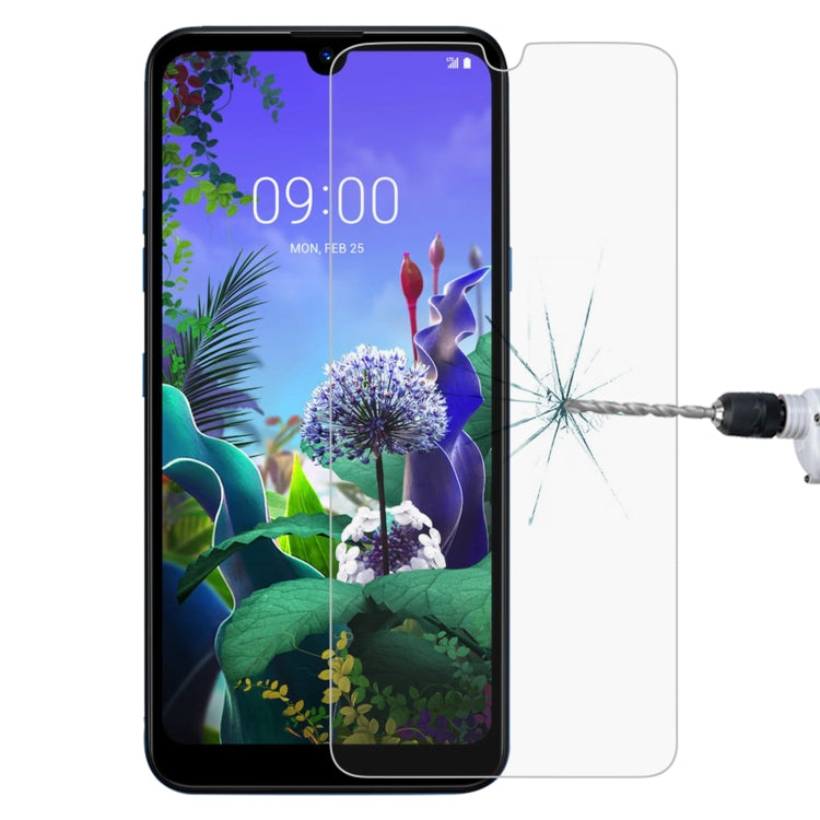 9H tempered glass screen protector for LG smartphone, cracked screen protected behind