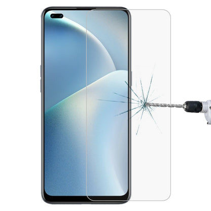Tempered glass screen protector with clear shield and rounded corners for smartphone screen