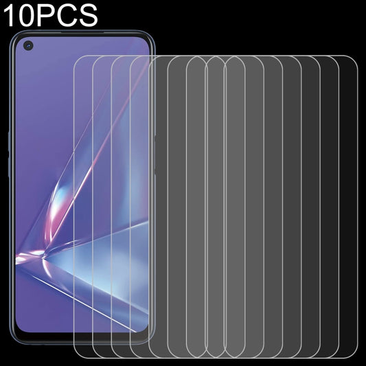 Tempered glass screen protector set (10-pack) for smartphone, 2.5D edges, clear