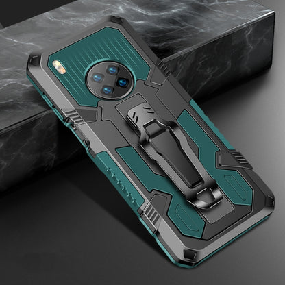 Rugged shockproof phone case with kickstand, teal and gray, armored corners and camera cutout