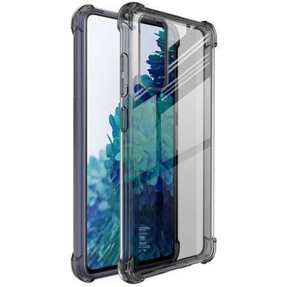 Shockproof TPU phone case, clear transparent fit with reinforced corners and camera opening