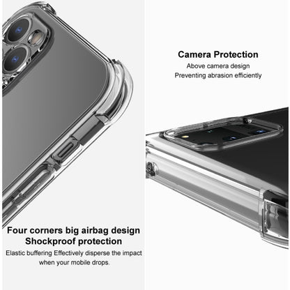 Shockproof TPU phone case with camera protection, clear bumper and reinforced corners