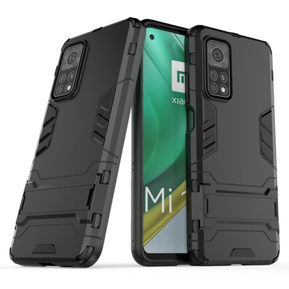Shockproof PC TPU phone case, black, protective back with camera cutouts