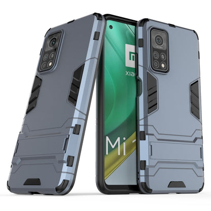 Shockproof PC TPU phone case, light gray protective cover with rugged bumper