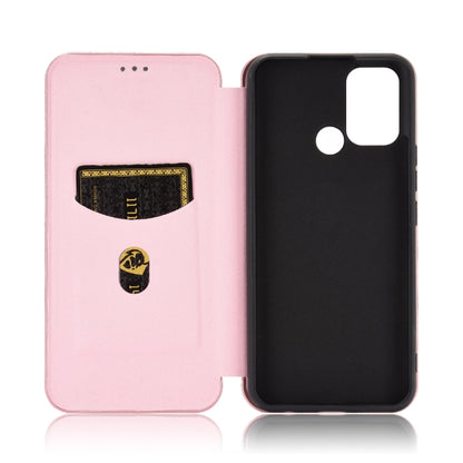 Carbon Fiber Texture Magnetic Horizontal Flip TPU + PC + PU Leather Case with Card Slot, For OPPO Realme 7i, For vivo V20 4G (Indian Version), For vivo Y73s, For Asus Zenfone Max (M2) ZB633KL, For Nokia 3.4, For Oukitel C21