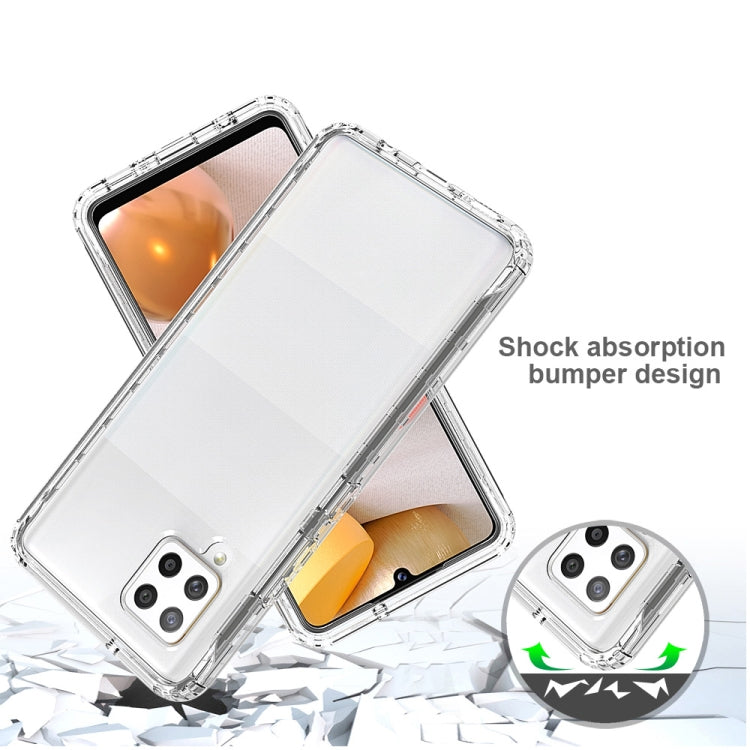 Clear shockproof PC+TPU phone case with shock-absorbing bumper design