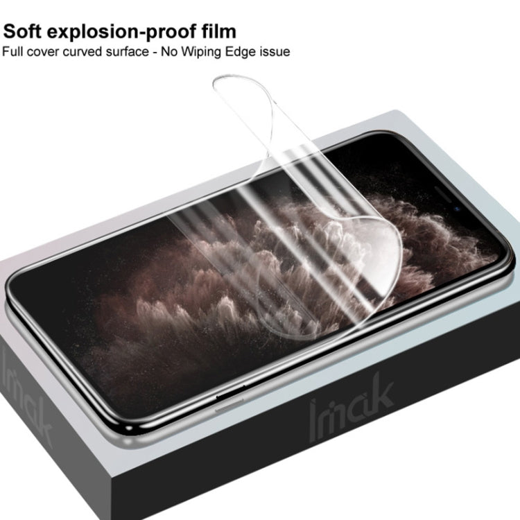 Curved clear hydrogel film protector for foldable screen, smooth fit