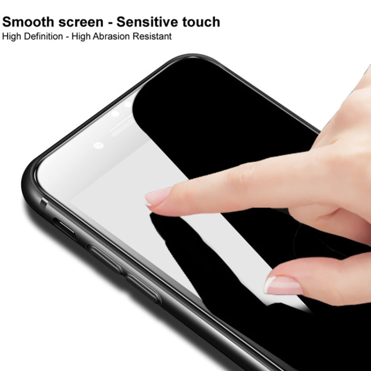 Clear hydrogel film screen protector, smooth touch surface with application