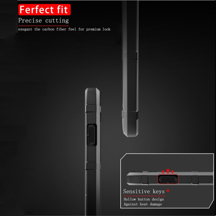 Black rugged TPU case for Pixel 3, side profile showing precise button openings
