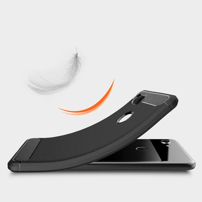 Black TPU case with flexible bumper edge for screen and camera protection