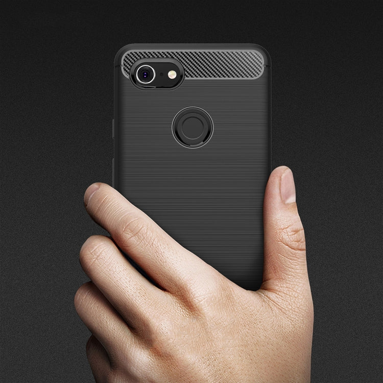 Black brushed TPU phone case with ring holder and anti-slip textured back