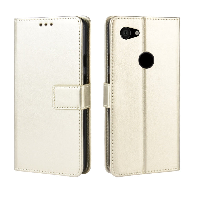 Gold horizontal flip leather phone case with card holder and cutout for camera and speaker