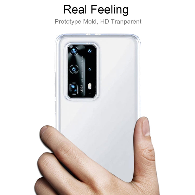 Clear ultrathin TPU phone case for Huawei P40 Pro+ in transparent finish
