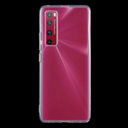 Ultra-thin transparent TPU phone case with camera cutout and slim back