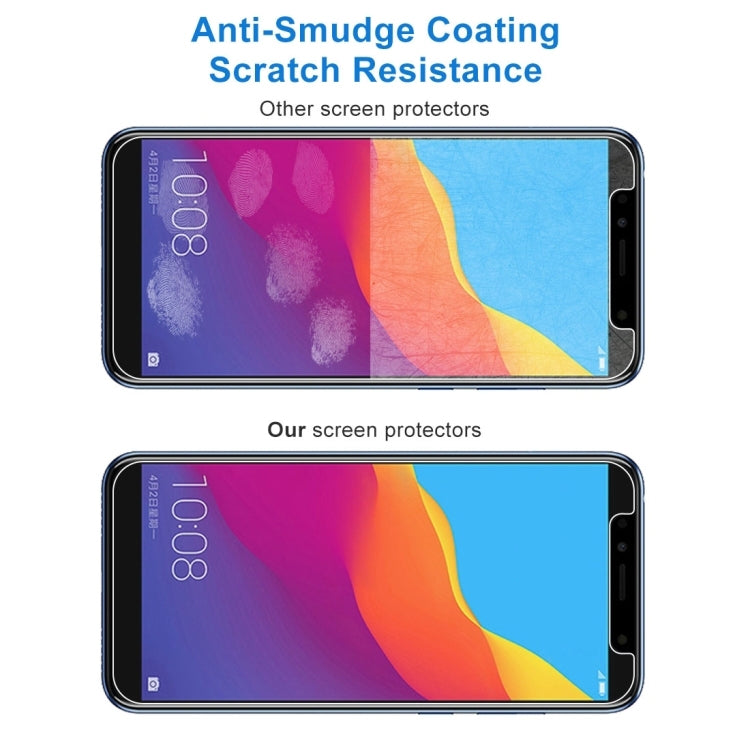 Tempered glass screen protector with anti-smudge coating and scratch resistance